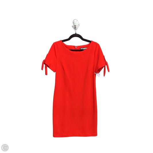 Dress Designer By Karl Lagerfeld In Red, Size: 8