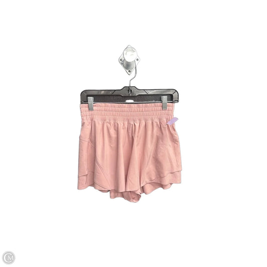 Athletic Shorts By Lululemon In Pink, Size: S