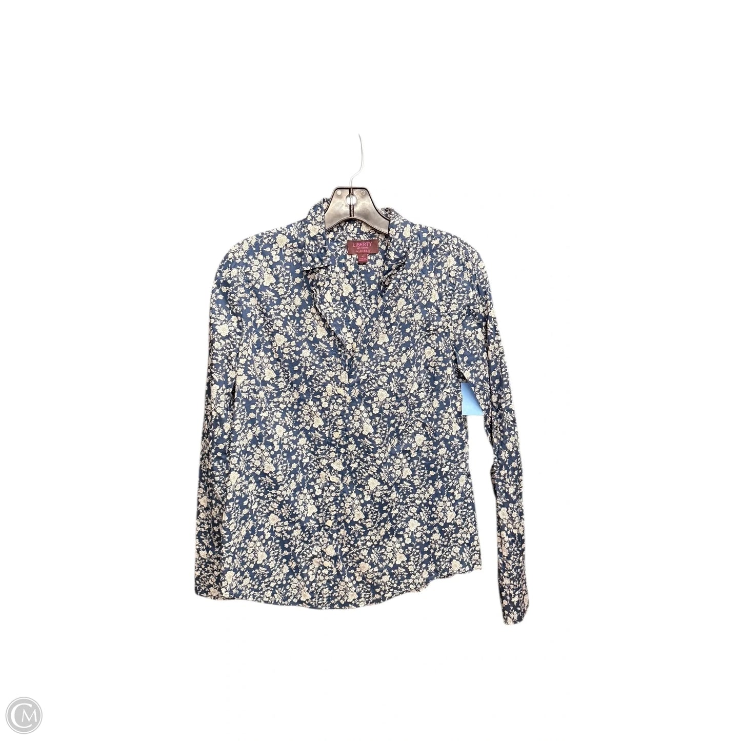 Top Long Sleeve By J. Crew In Floral Print, Size: 4