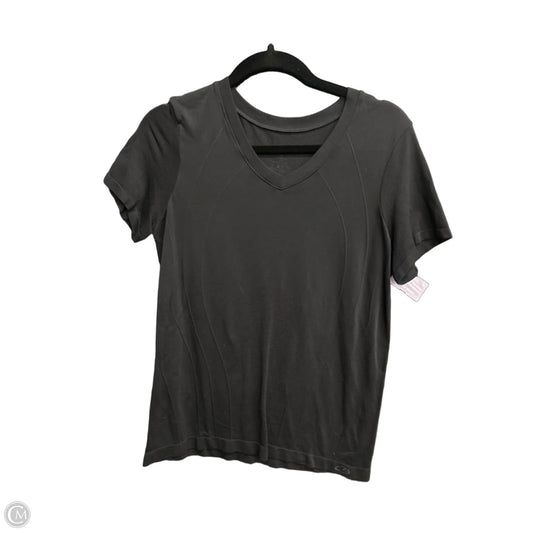 Athletic Top Short Sleeve By Champion In Black, Size: L
