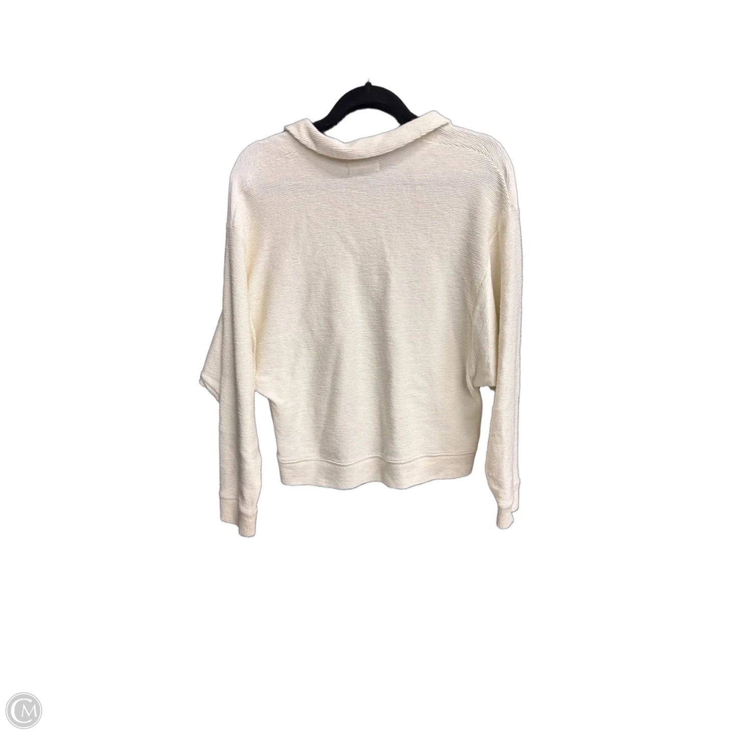 Sweatshirt Collar By Madewell In Cream, Size: S