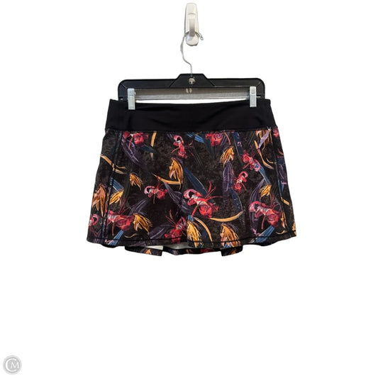Athletic Skirt By Lululemon In Multi-colored, Size: 8