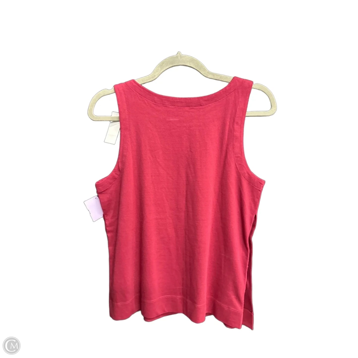 Top Sleeveless By Loft In Maroon, Size: S