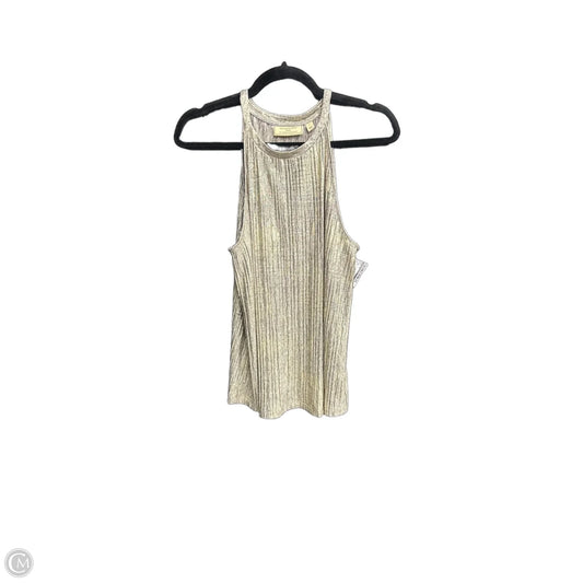 Tank Top By Anthropologie In Gold, Size: M