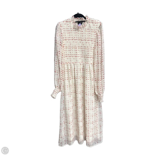 Dress Casual Maxi By En Saison In Cream, Size: S