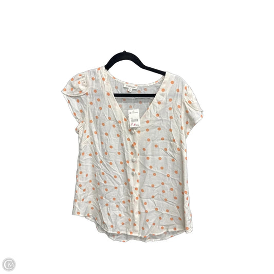 Top Sleeveless By Blu Pepper In Polkadot Pattern, Size: S