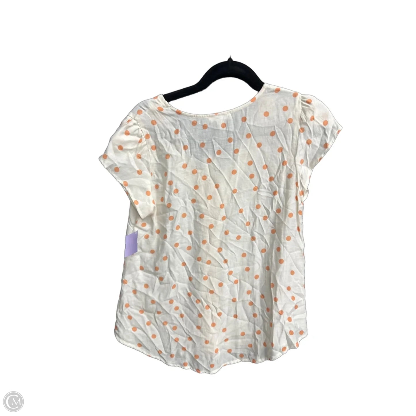 Top Sleeveless By Blu Pepper In Polkadot Pattern, Size: S