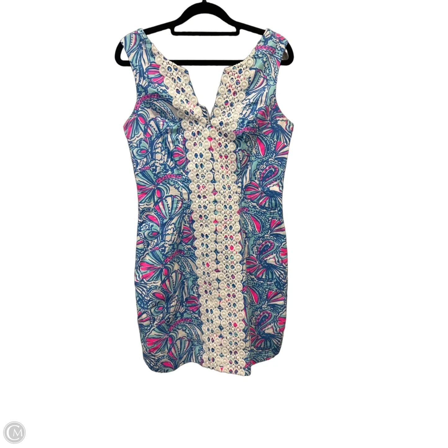 Dress Designer By Lilly Pulitzer In Blue & Pink, Size: 4