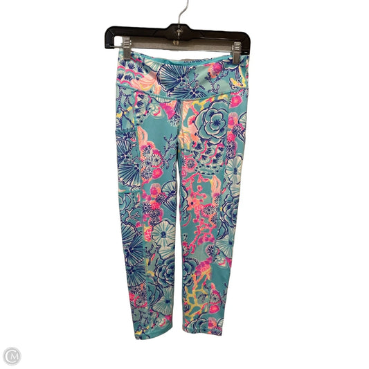 Pants Designer By Lilly Pulitzer In Blue & Pink, Size: S