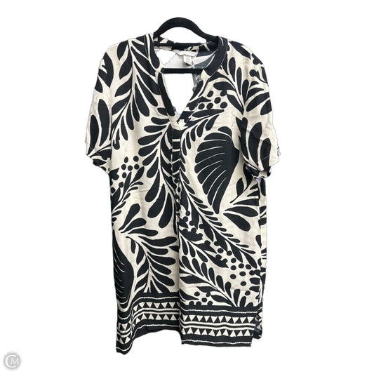 Dress Casual Short By H&m In Black & White, Size: Xs