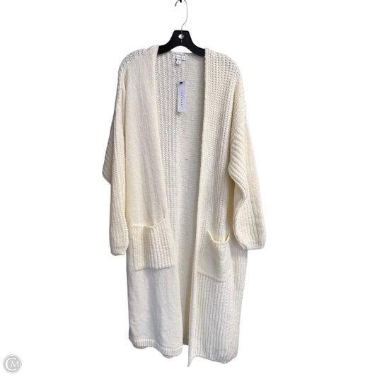 Cardigan By Topshop In Cream, Size: L