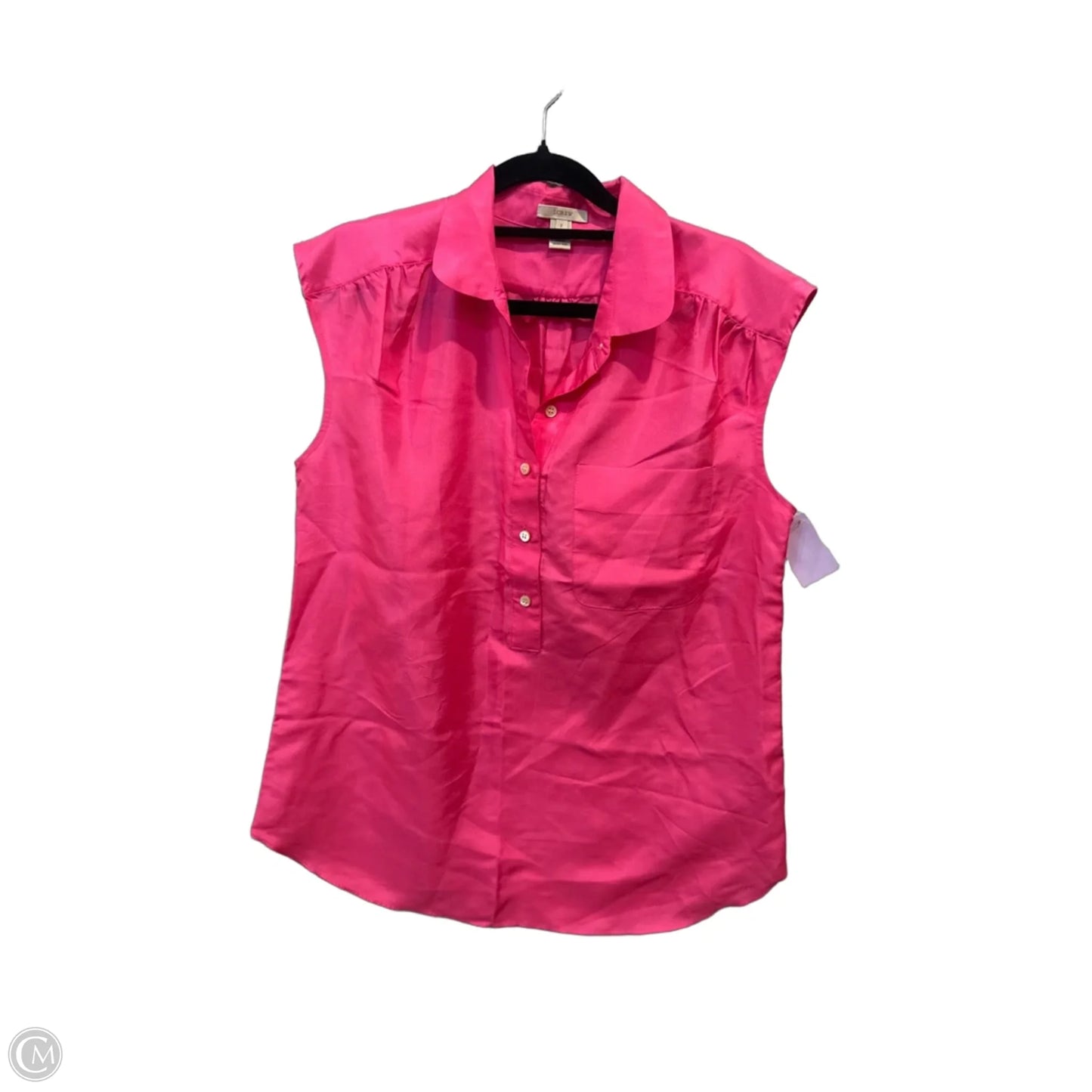 Top Sleeveless By J. Crew In Pink, Size: 2