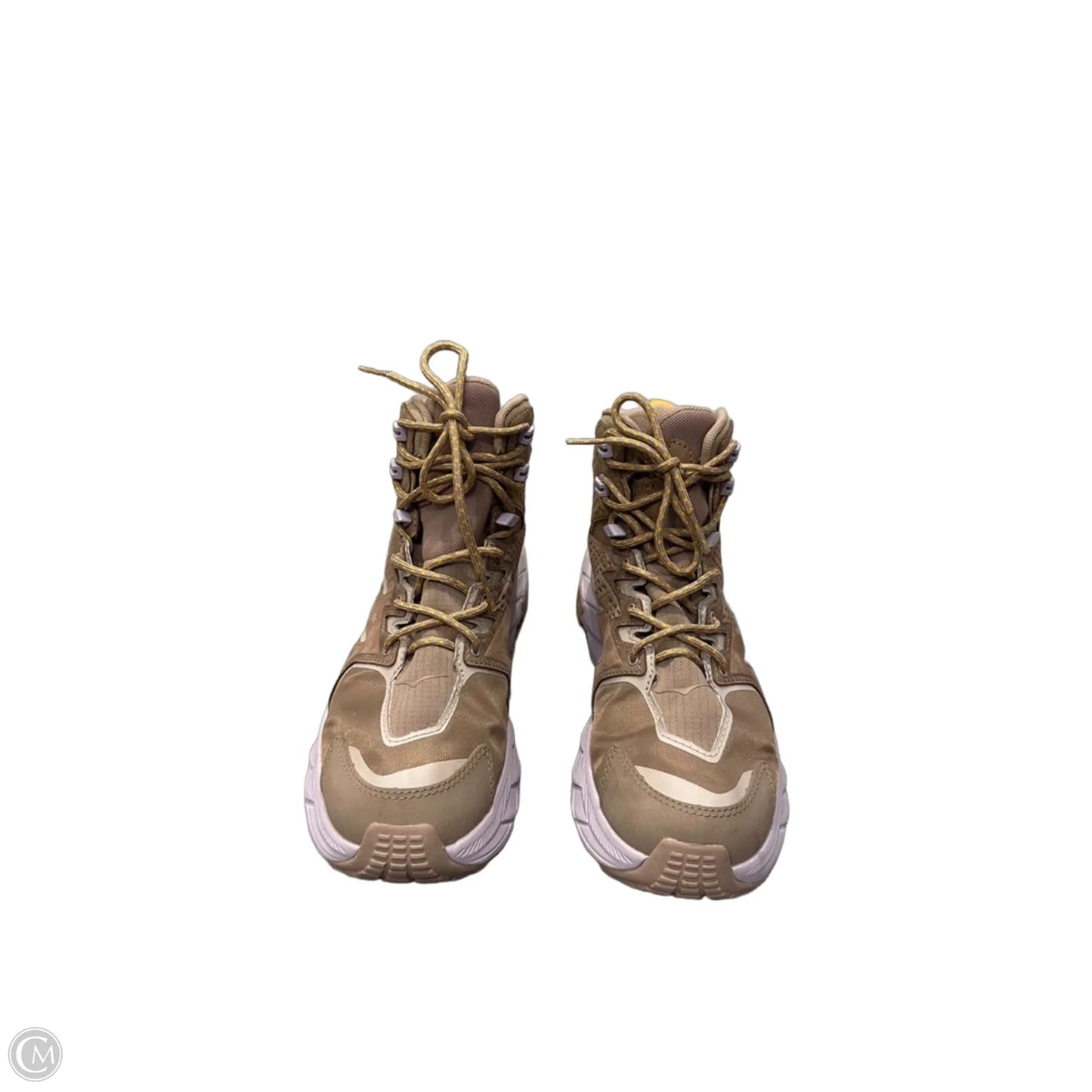 Shoes Hiking By Hoka In Tan, Size: 8