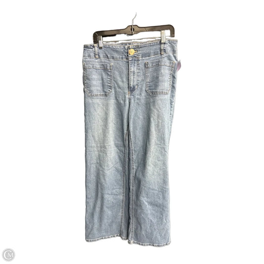 Jeans Wide Leg By Rafaella In Blue Denim, Size: 10