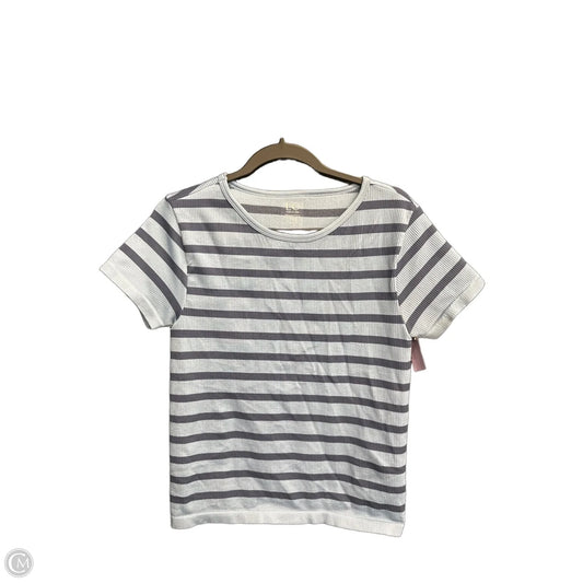 Top Short Sleeve By Clothes Mentor In Striped Pattern, Size: L