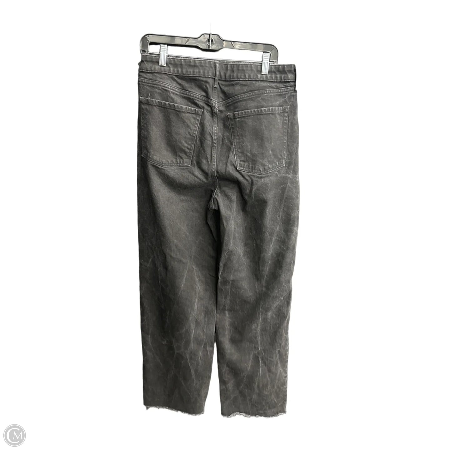 Jeans Wide Leg By Old Navy In Black Denim, Size: 12l