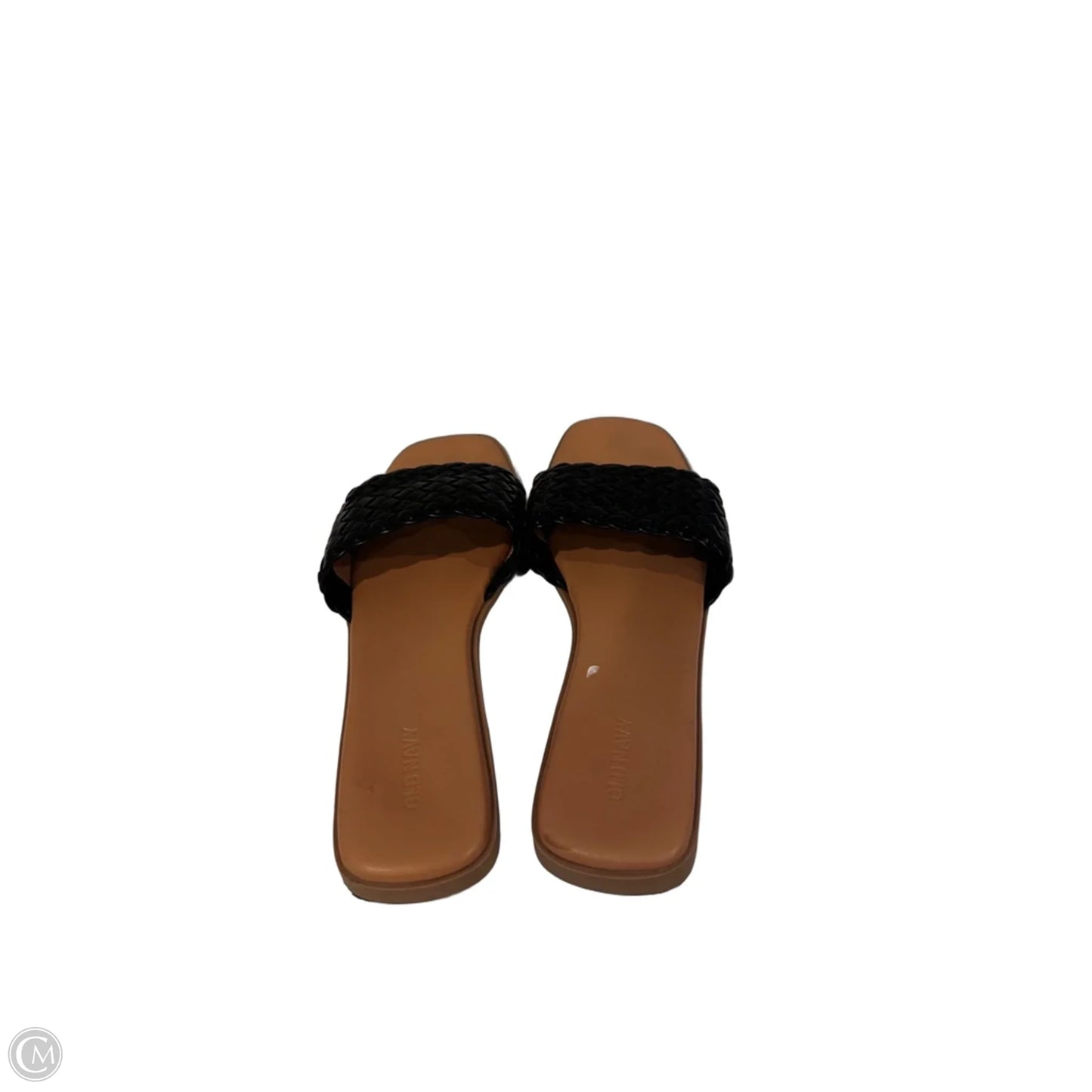Sandals Flats By Old Navy In Black & Tan, Size: 9