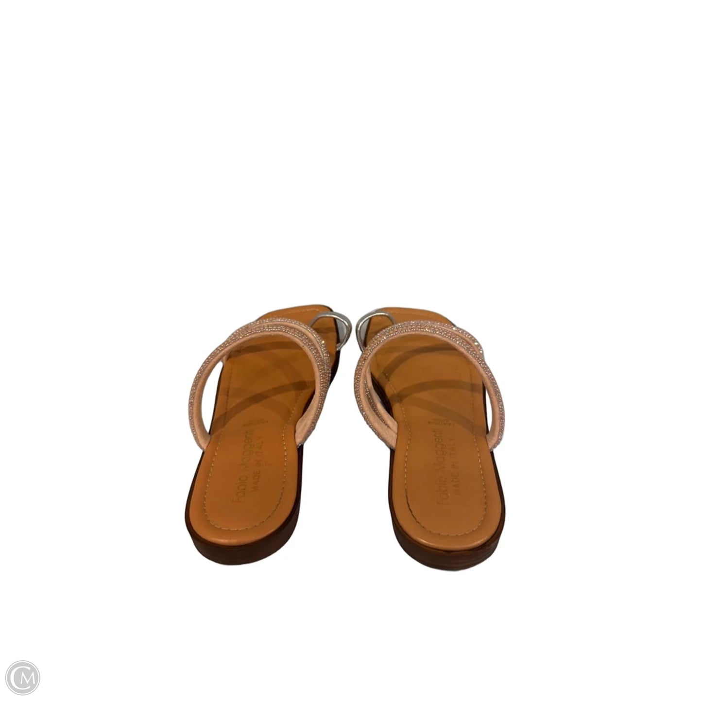 Sandals Flats By Clothes Mentor In Tan, Size: 9
