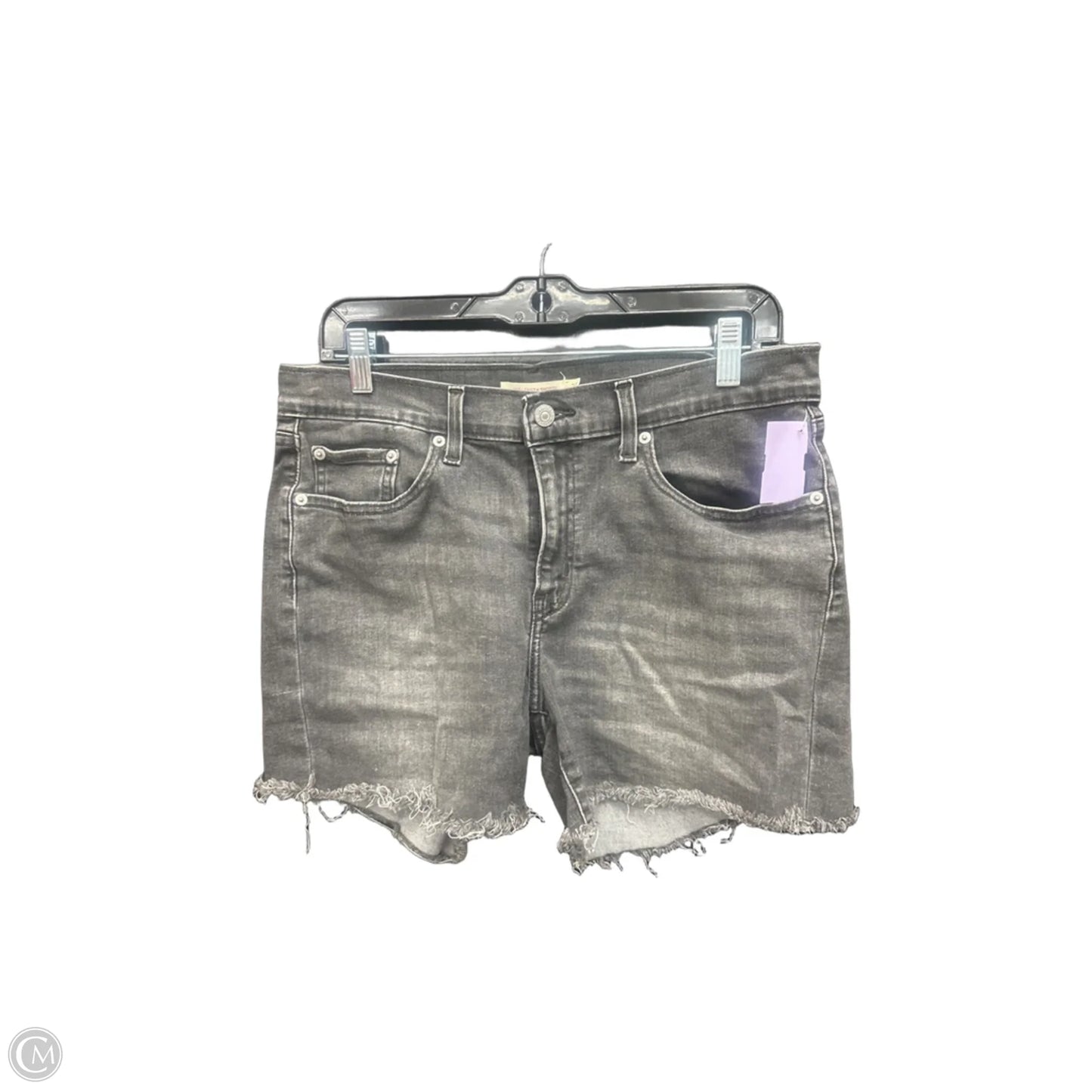 Shorts By Levis In Black Denim, Size: 10