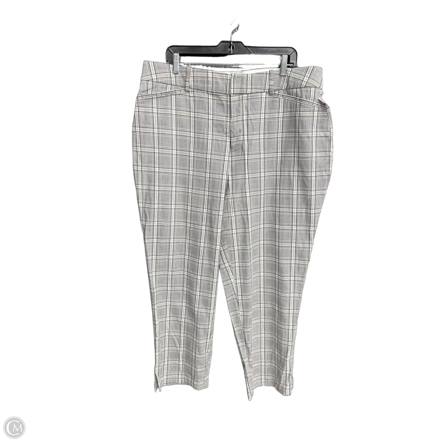Pants Dress By Ava & Viv In Plaid Pattern, Size: 16