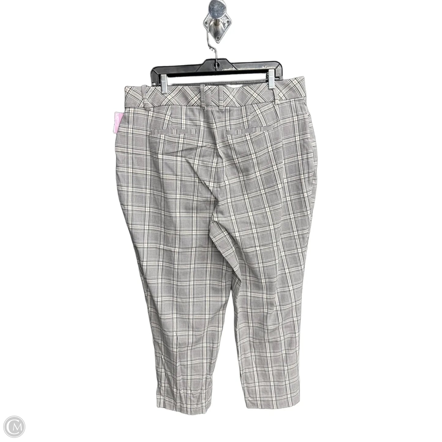 Pants Dress By Ava & Viv In Plaid Pattern, Size: 16