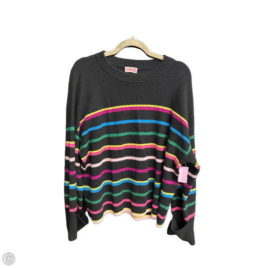 Sweater Designer By Kate Spade In Striped Pattern, Size: L