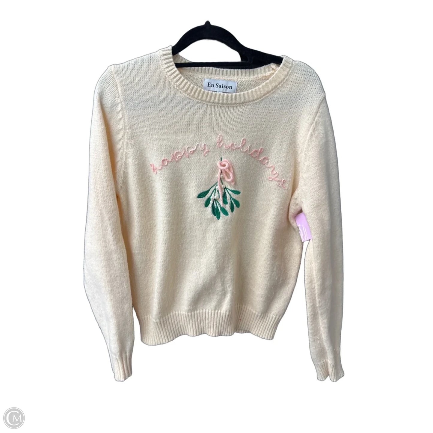 Sweater By En Saison In Cream, Size: M