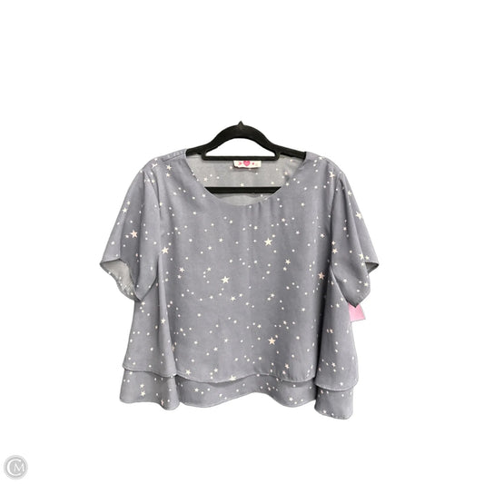 Top Short Sleeve By Buddy Love In Purple, Size: S