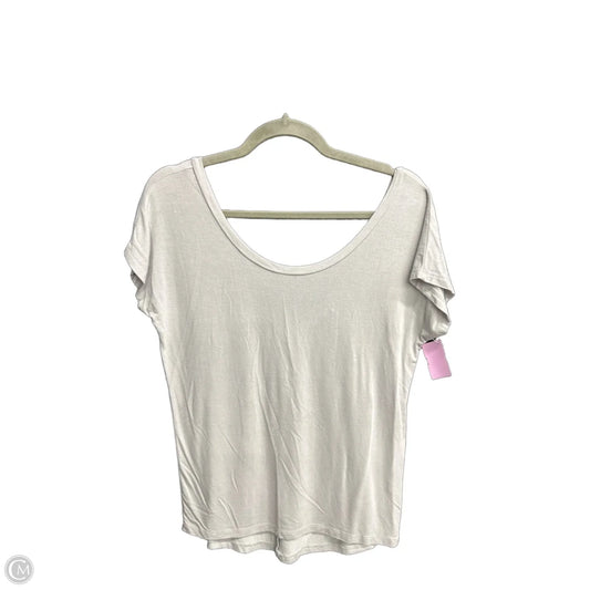 Top Short Sleeve By Freebird In Grey, Size: S
