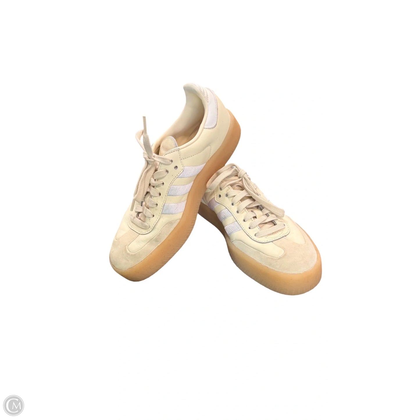 Shoes Sneakers By Adidas In Tan, Size: 7