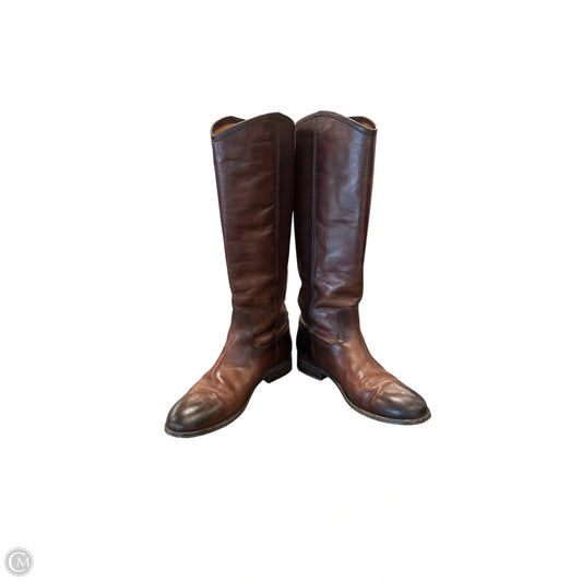Boots Designer By Frye In Brown, Size: 7.5