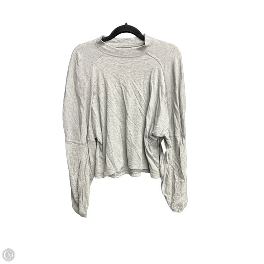 Top Long Sleeve By Aerie In Grey, Size: S