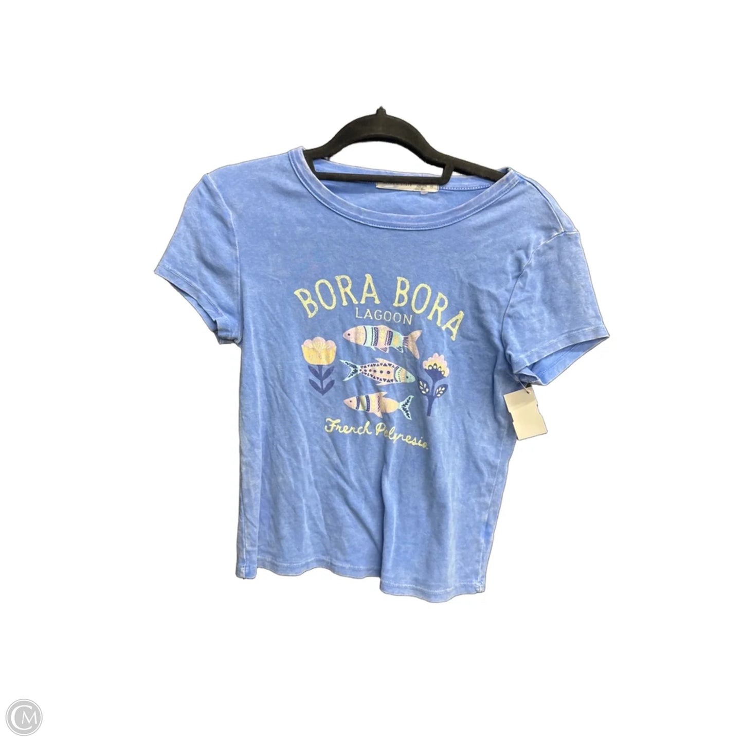 Top Short Sleeve By Altard State In Blue, Size: M
