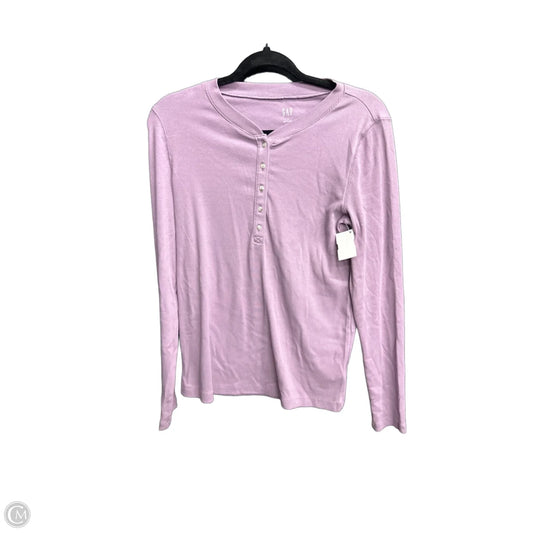 Top Long Sleeve By Gap In Purple, Size: S
