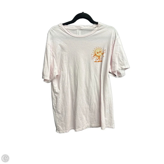 Top Short Sleeve By As Revival In Pink, Size: S
