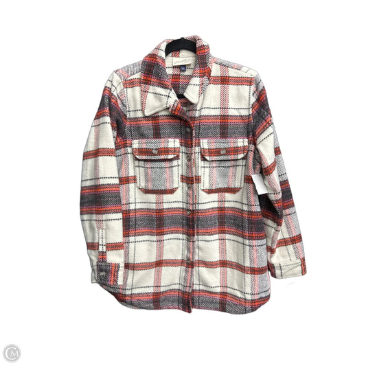 Coat Other By Universal Thread In Plaid Pattern, Size: S