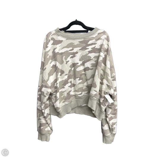 Sweatshirt Crewneck By Aerie In Camouflage Print, Size: M