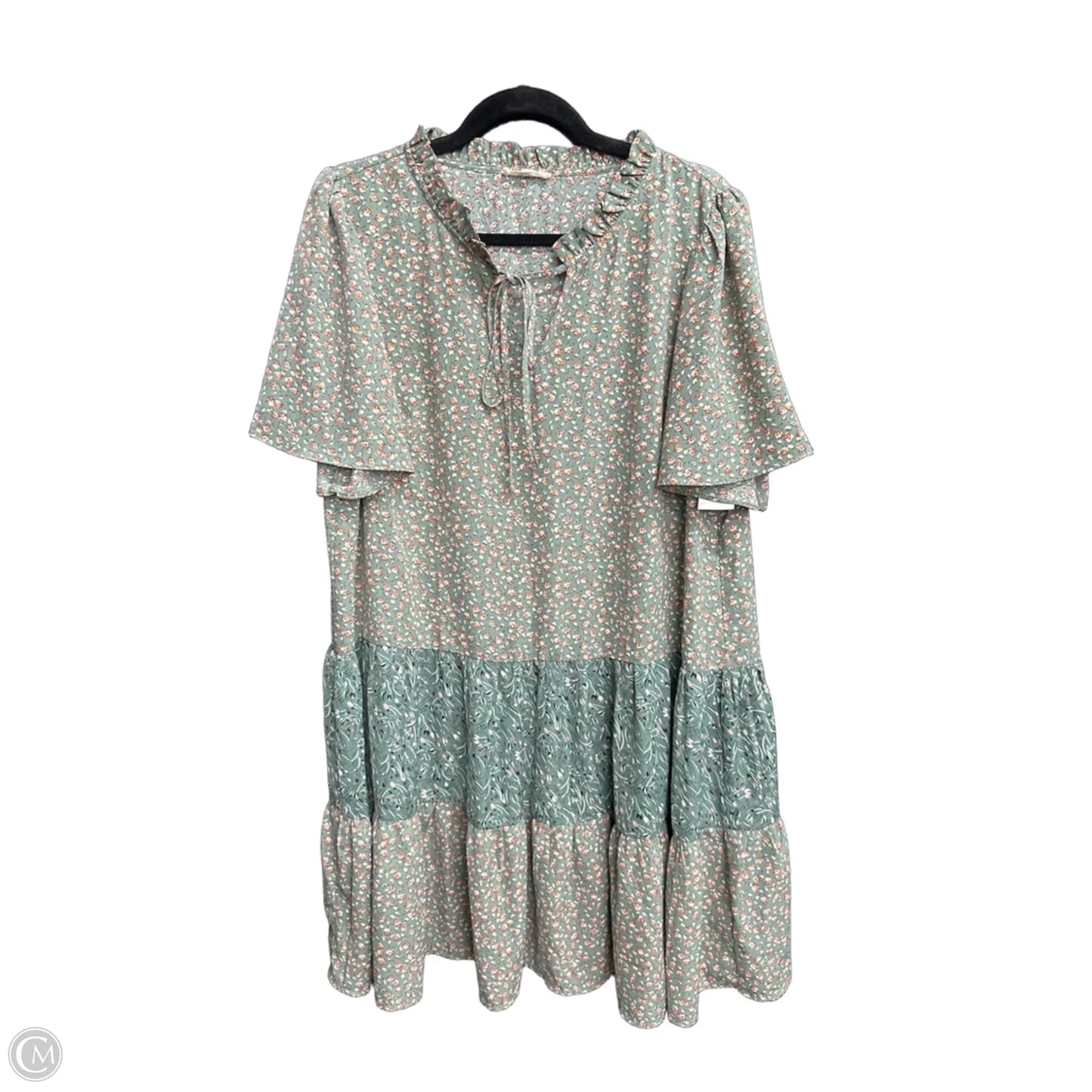 Dress Casual Midi By Easel In Green, Size: L