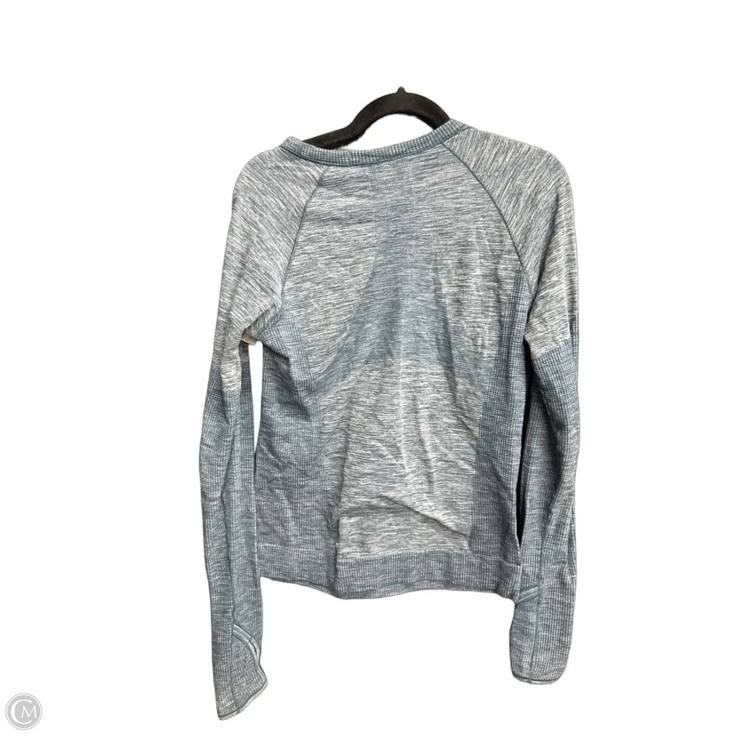 Athletic Top Long Sleeve Crewneck By Lululemon In Blue, Size: M
