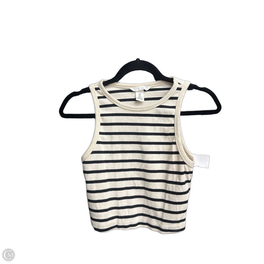 Tank Top By H&m In Striped Pattern, Size: M