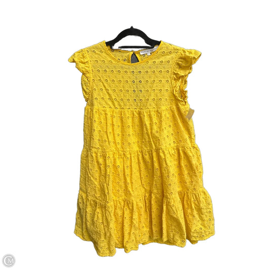 Dress Casual Short By English Factory In Yellow, Size: Xs