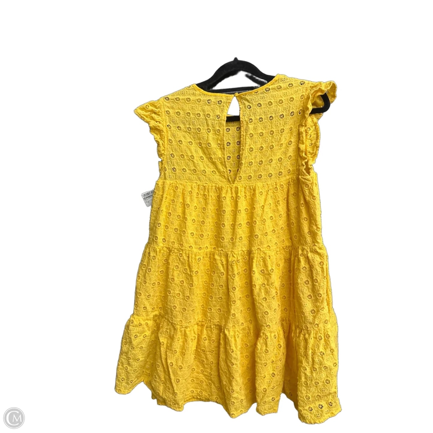 Dress Casual Short By English Factory In Yellow, Size: Xs