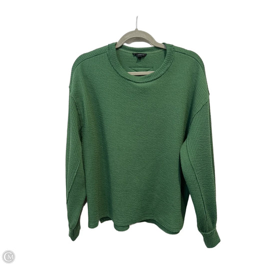 Sweatshirt Crewneck By Blu Pepper In Green, Size: S