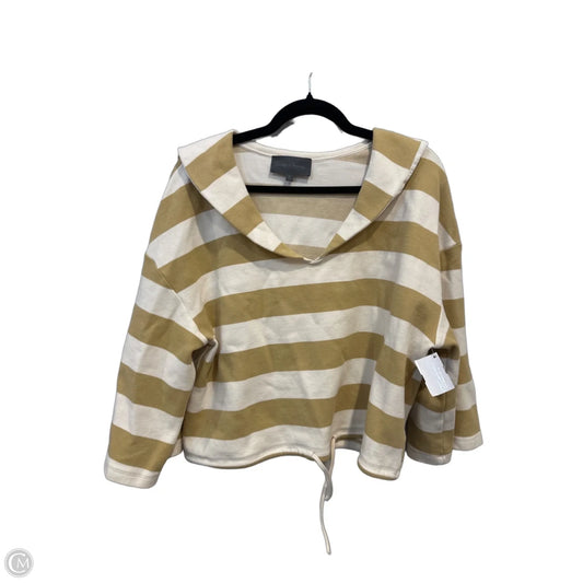 Top 3/4 Sleeve By Sunday In Brooklyn In Striped Pattern, Size: Xl