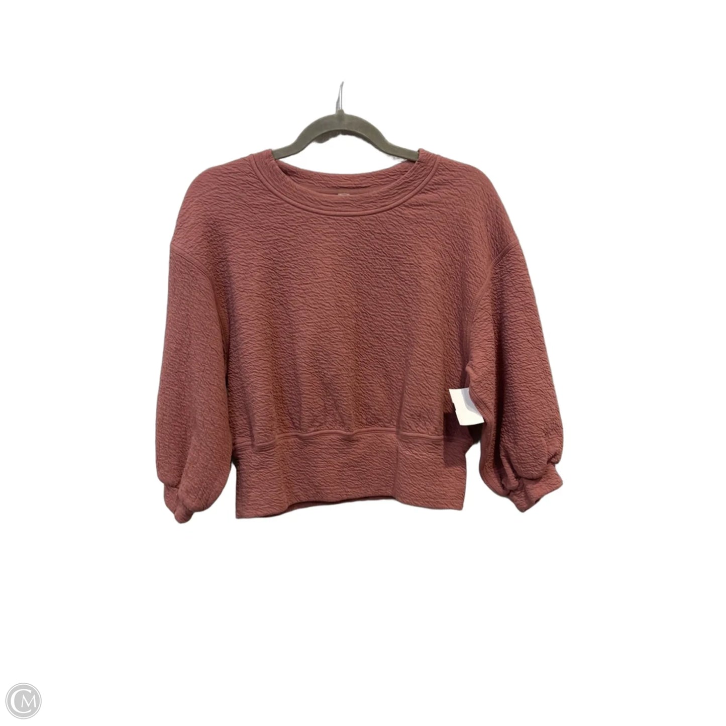 Athletic Sweatshirt Crewneck By Lululemon In Pink, Size: 4