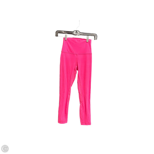 Athletic Leggings By Lululemon In Pink, Size: 2