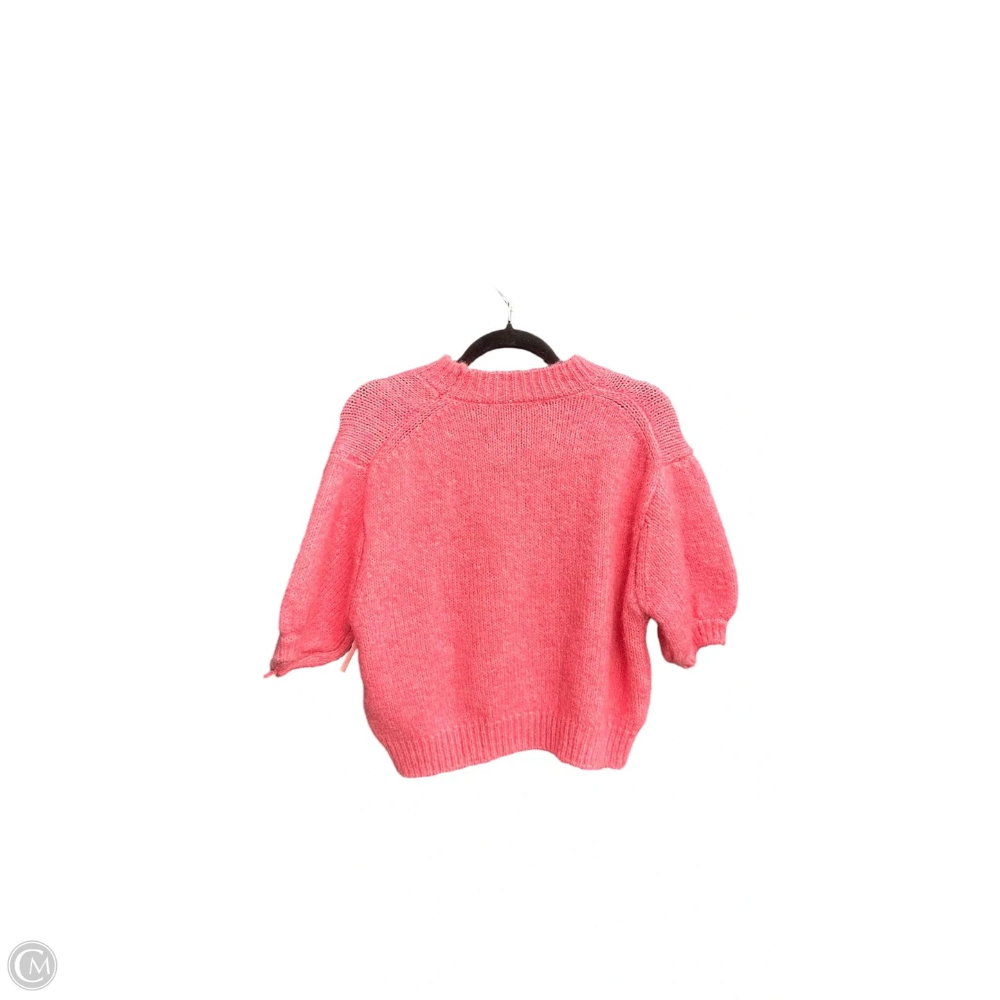 Sweater Short Sleeve By Zara In Pink, Size: Xs
