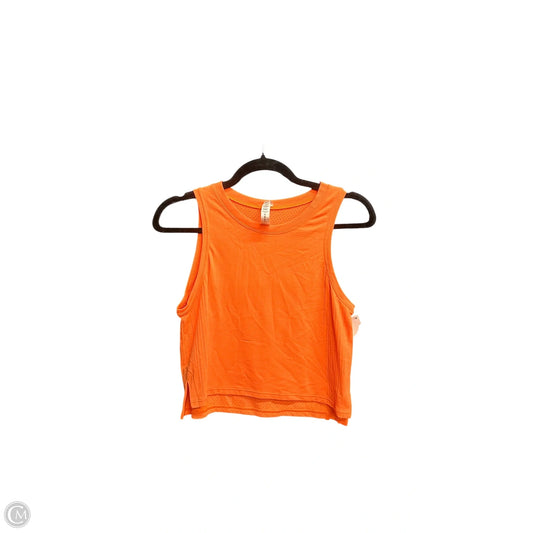 Athletic Tank Top By Lululemon In Orange, Size: 4