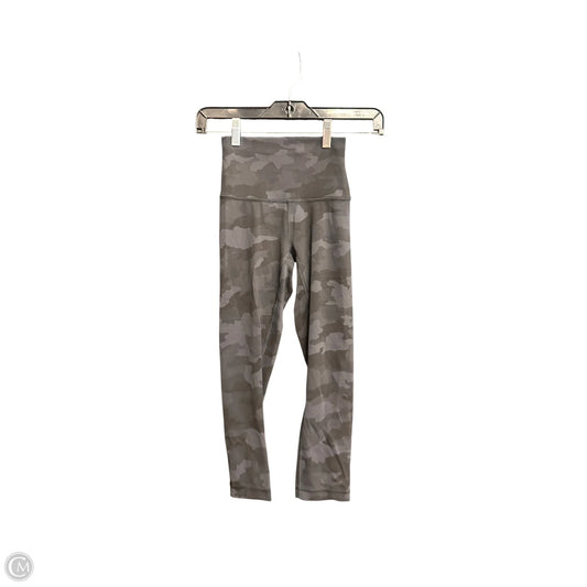 Athletic Leggings By Lululemon In Camouflage Print, Size: 2