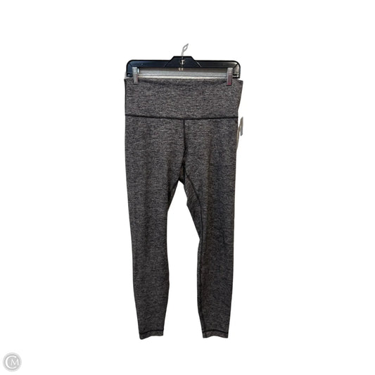 Athletic Leggings By Lululemon In Grey, Size: 10